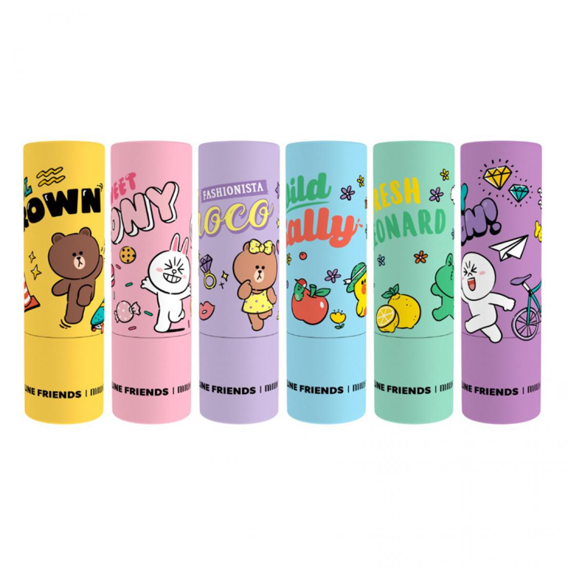 Mille ลิปสติก Line Friends l Mille Iconic Lip Color 3.6g.จำนวน 1 แท่ง Mille ลิปสติก Line Friends l Mille Iconic Lip Color 3.6g.จำนวน 1 แท่ง