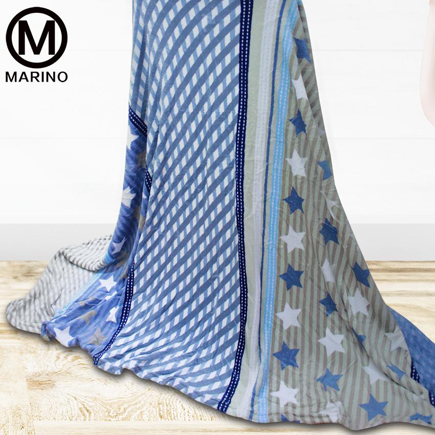 Marino ผ้าห่ม ผ้าห่มนาโน ผ้าห่มขนสัตว์ ผ้าห่มขนาด 200x120 CM. (3.5 ฟุต) No.NANO