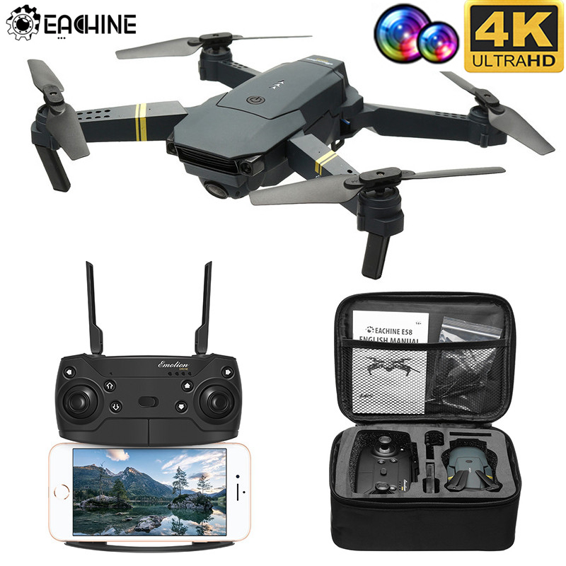 (ส่งมาจากประเทศไทย)โดรนบังคับ E58 WIFI FPV With Wide Angle HD 1080P Camera โดรนติดกล้อง Hight Hold Mode Foldable Arm RC Quadcopter Drone โดรนบังคับ X Pro RTF Dron For Gift