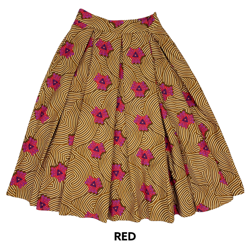 Winawa Bloomy Skirt African Flared Full Circle Skirt