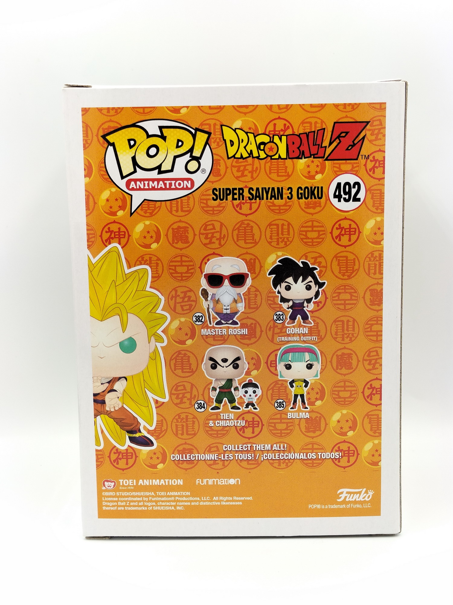 Funko Pop Dragon Ball Z Super Saiyan 3 Goku 492 Funko Collection