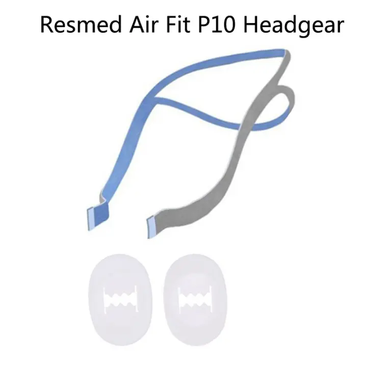 Q & R หมวก Full ชุดประกอบทดแทนคลิป CPAP สายรัดศรีษะ AirFitP10จมูกหมอน