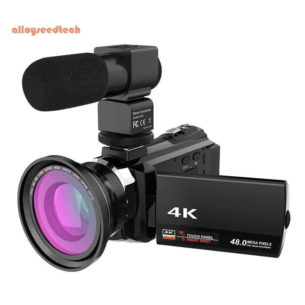 ?alloyseedtech?WIFI 4 K 16X ซูมดิจิตอลกล้องวีดีโอ + ไมโครโฟน + ?alloyseedtech?WIFI 4 K 16X ซูมดิจิตอลกล้องวีดีโอ + ไมโครโฟน +