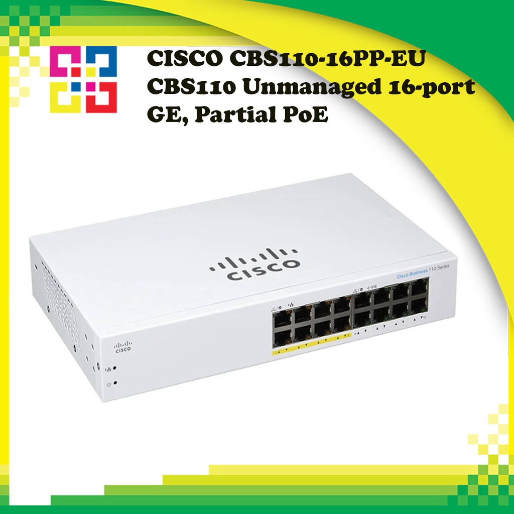 CISCO CBS110 16PP EU Unmanaged 16 Port GE Partial PoE Lazada Co Th