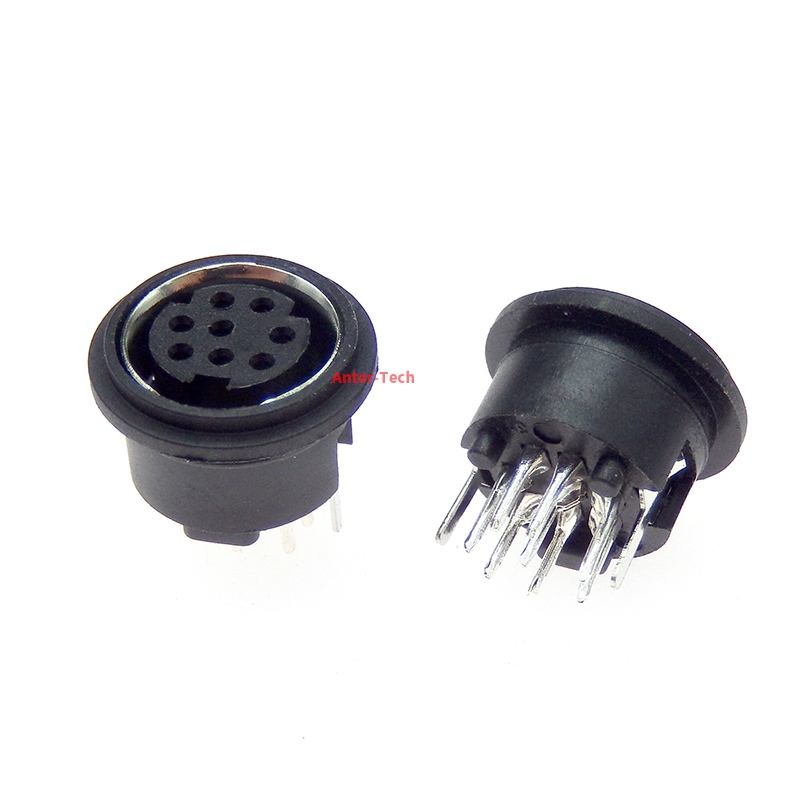 Pcs Pin Mini Din Female Socket Connector Pin Din Ps Jack Mini