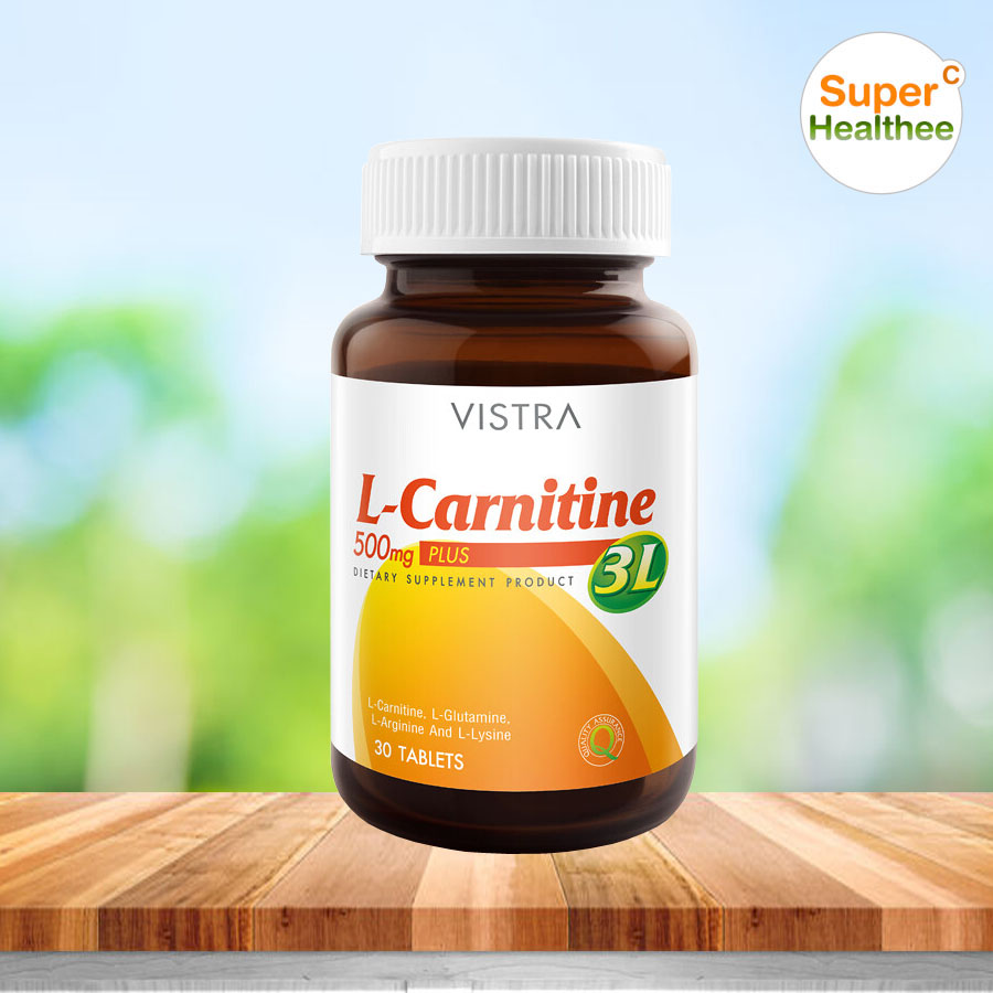 Vistra l carnitine 3L 500mg 30 เมด วสทรา แอลคารนทน Lazada co th