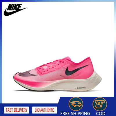 รองเท้าวิ่งชาย(โปรโมชั่นของแท้) รองเท้าผู้หญิง Nike Zoom Fly 3 มาราธอนระบายอากาศลดแรงกระแทก Nike Breathable Sports AO4568