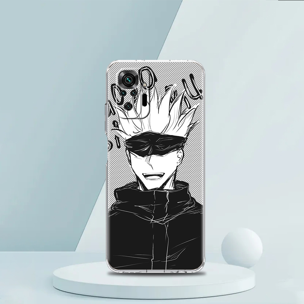 Jujutsu Kaisen Phone Case For Redmi Note 11 11T K40 8 8T 9 10 8A 9A 9S