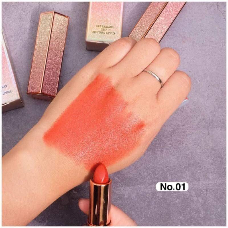 Sivanna HF4009 DELICATE AND SILKYGOLD COLLAGEN SILKY LIPSTICK
