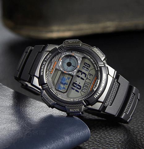 Casio Standard รุ่น AE-1000W-1AVDV นาฬิกาข้อมือผู้ชาย สายเรซิ่นสีดำ สุดเท่ห์ กันน้ำ 100 เมตร อายุแบต 10ปี - มั่นใจ ของแท้ 100% ประกันศูนย์ 1ปีเต็ม