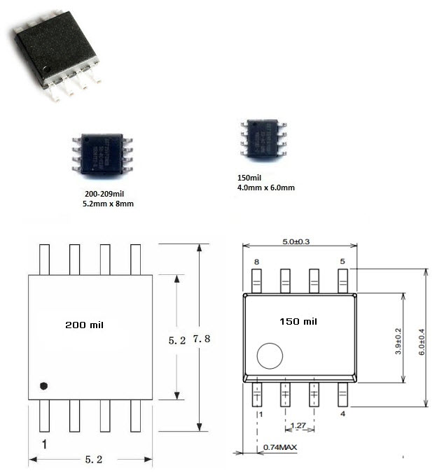 Winbond W25Q32 SOIC8 200mil 32M BIT SERIAL FLASH MEMORY WITH DUAL AND