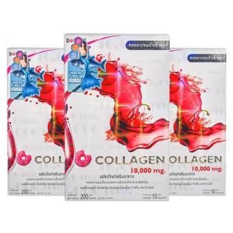 Donut Collagen 10000 mg (10ซองx3กล่อง) บำรุงผิวพรรณที่แห้งกร้าน กระชับผิว ดูอ่อนกว่าวัย Donut Collagen 10000 mg (10ซองx3กล่อง) บำรุงผิวพรรณที่แห้งกร้าน กระชับผิว ดูอ่อนกว่าวัย