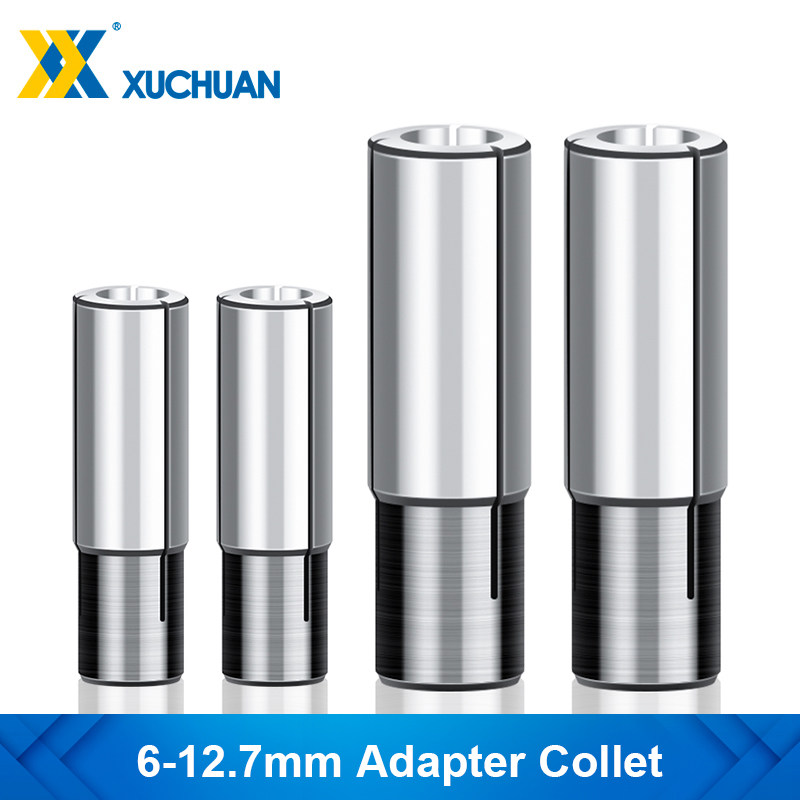 1 PC อะแดปเตอร Collet 6mm 6 35mm 8mm 9 5mm 10mm 12mm 12 7mm Router Bit