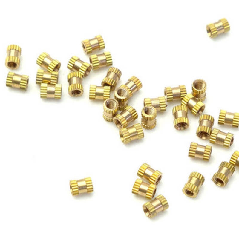 Pcs Female Thread Brass Knurled Threaded Insert Embedment Nuts