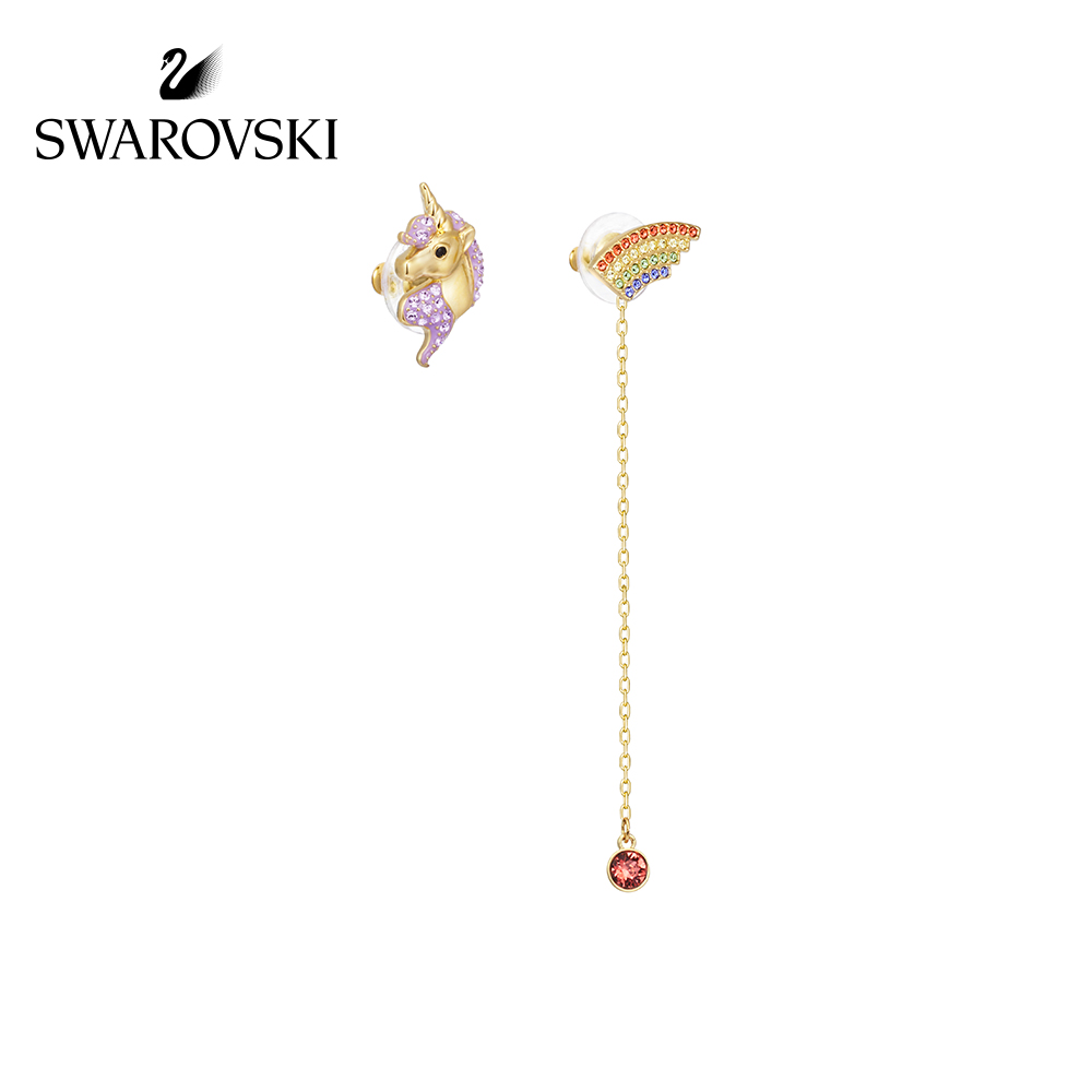 Swarovski OOT WORLD Dream Girls Unicorn Earrings Online Exclusive Paragraph Gift