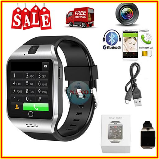Nanotech smart watch นาฬิกาบลูทูธ มีกล้อง/ใส่ซิม/ใส่การ์ด/รับสาย-โทรออก/ถ่ายรูปได้ รุ่น Q18 Nanotech smart watch นาฬิกาบลูทูธ มีกล้อง/ใส่ซิม/ใส่การ์ด/รับสาย-โทรออก/ถ่ายรูปได้ รุ่น Q18