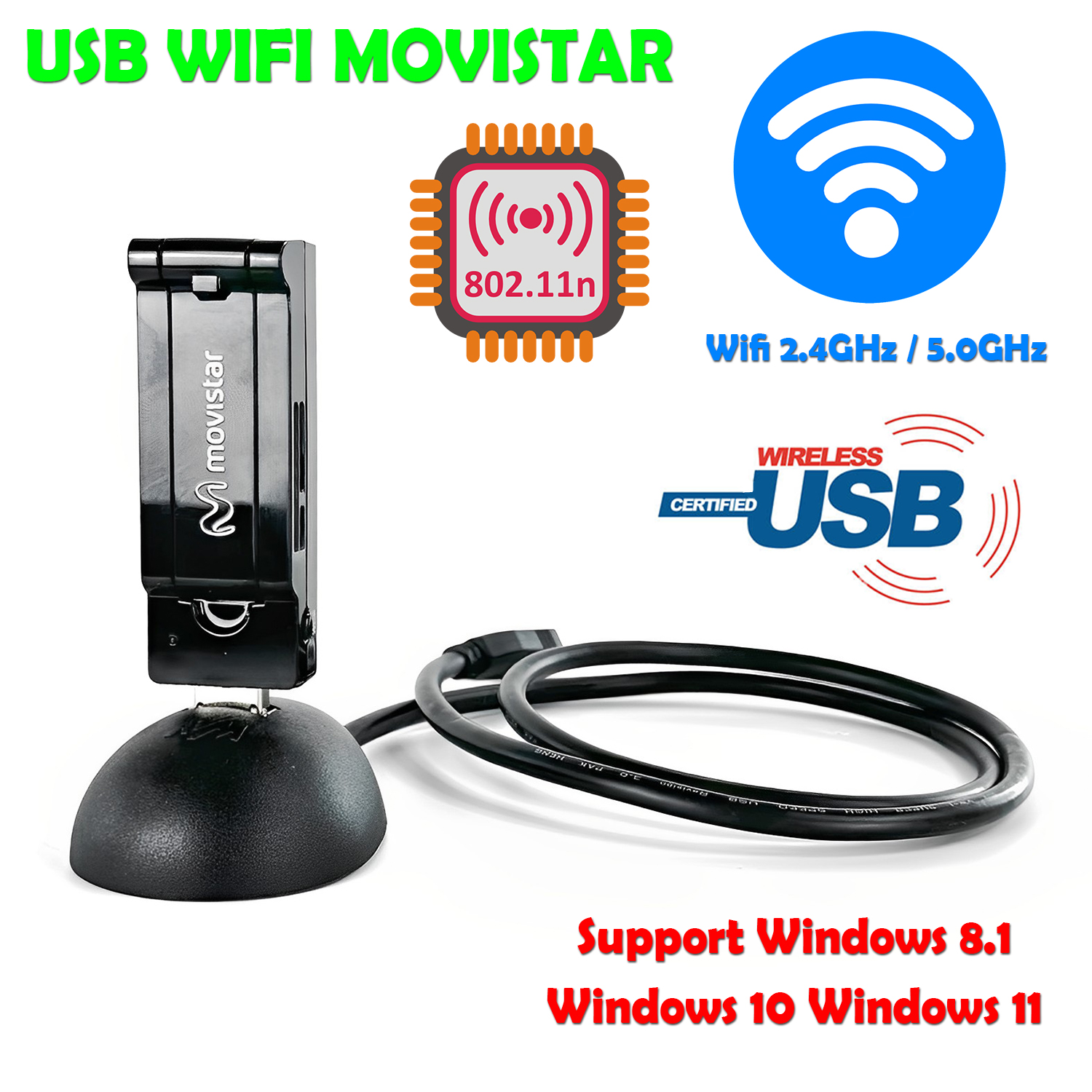 Usb Wifi Wlan Network Ghz Ghz Usb N Lazada Co Th