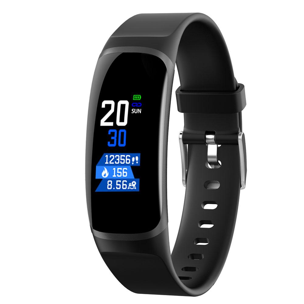 สมาร์ทสายนาฬิกาอัจฉริยะรายละเอียดหน้าจอสีสัน IP67 Pedometer Pedometer