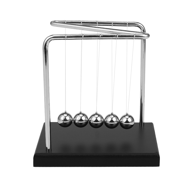 Newton Cradle Physics Pendulum Science Z Type Wood Newton S Cradle Art