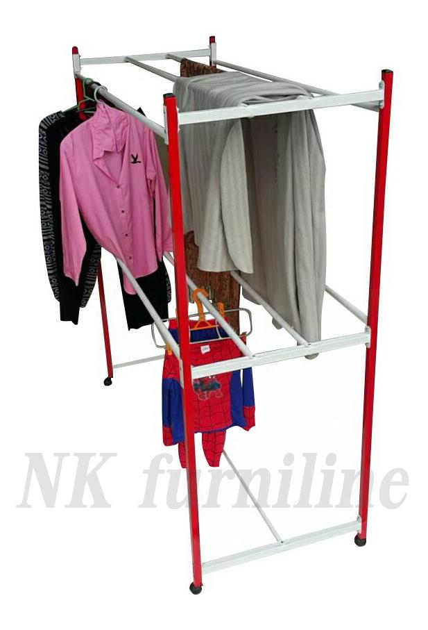 NK Furniline ราวตากผ้า ราวเหล็ก2ชั้นราว8เส้น รุ่น ราวสนาม1.50ม.สีน้ำเงิน Cloth hanger steel out door 1.50m.8line (Blue) NK Furniline ราวตากผ้า ราวเหล็ก2ชั้นราว8เส้น รุ่น ราวสนาม1.50ม.สีน้ำเงิน Cloth hanger steel out door 1.50m.8line (Blue)