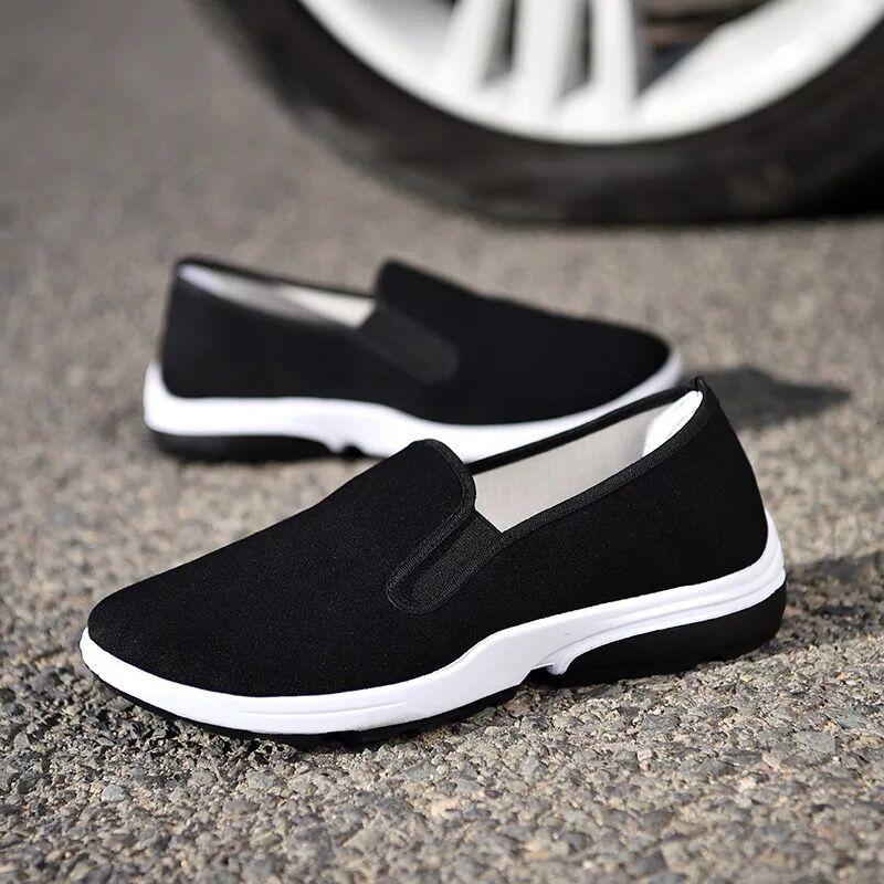 BJshop รองเท้าผ้าใบสวมง่ายๆ ใส่สบาย canvas shoes BJshop รองเท้าผ้าใบสวมง่ายๆ ใส่สบาย canvas shoes