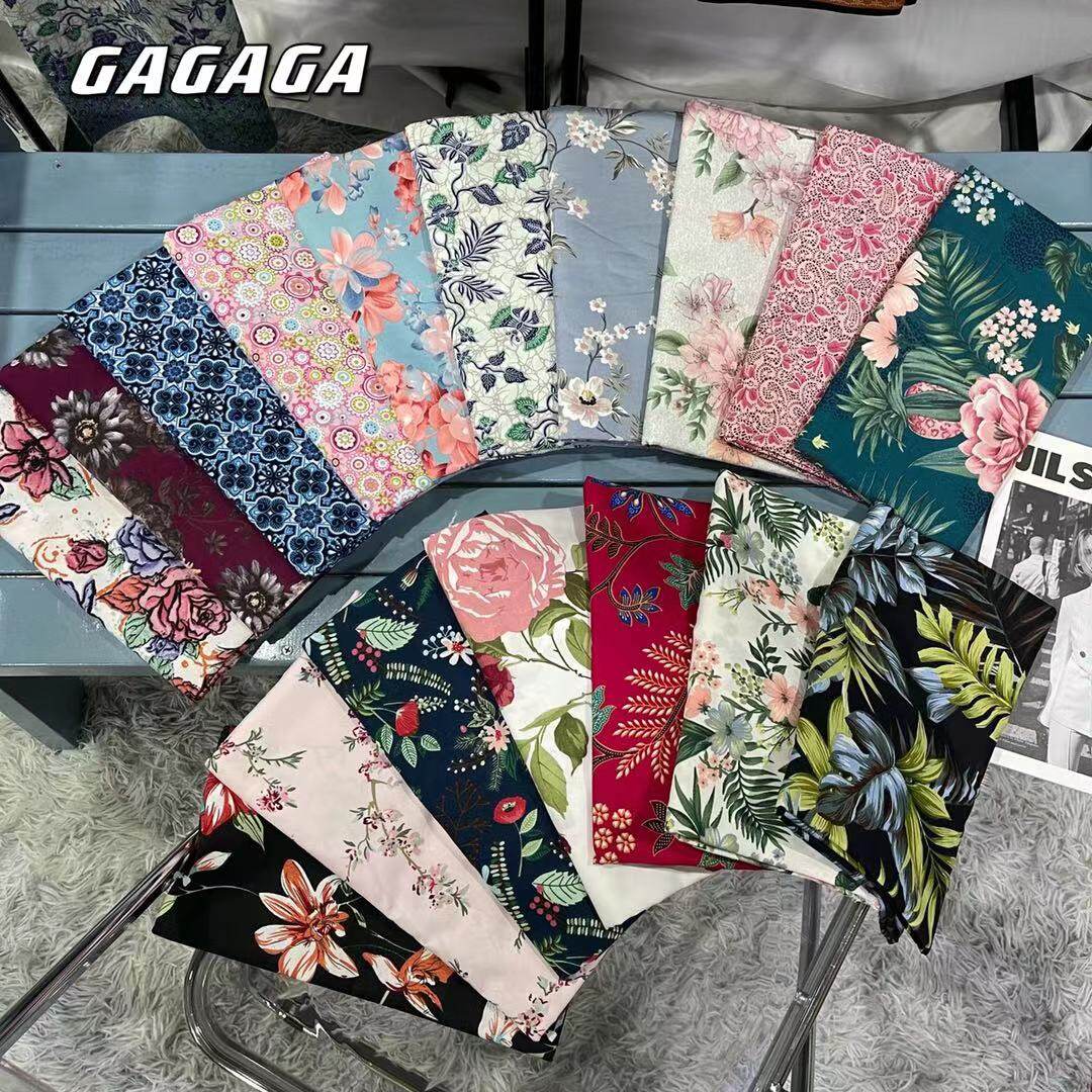 GAGAGA sarong ผ้าถุง ผ้าถุงลายสวย ลายโสร่ง ลายดอกไม้ กว้าง 2 เมตร เย็บแแล้ว สวย พร้อมใส่( ผ้าถุง , ผ้าบาติก , ผ้าถุงเย็บแล้ว , ผ้าถุงลายไทย )
