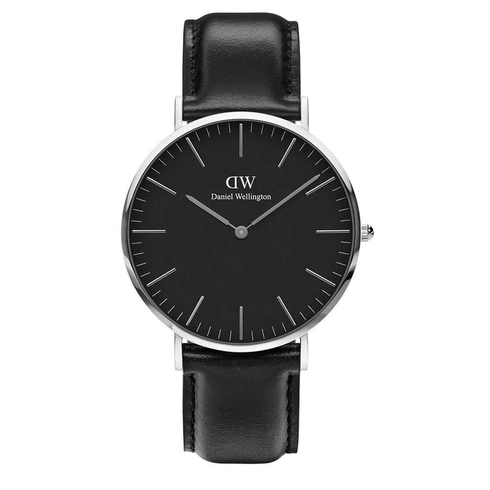 Daniel Wellington DW00100129 Classic Black Reading Horloge 40mm นาฬิกาข้อมือ แฟชั่น ผู้ชาย สีดำ Men Watch - Black