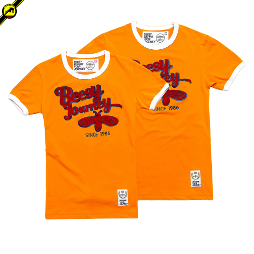 Beesy T-shirt เสื้อยืด รุ่น Honey Duo (ผู้ชาย) แฟชั่น คอกลม ลายสกรีน ผ้าฝ้าย cotton ฟอกนุ่ม ไซส์ S M L XL