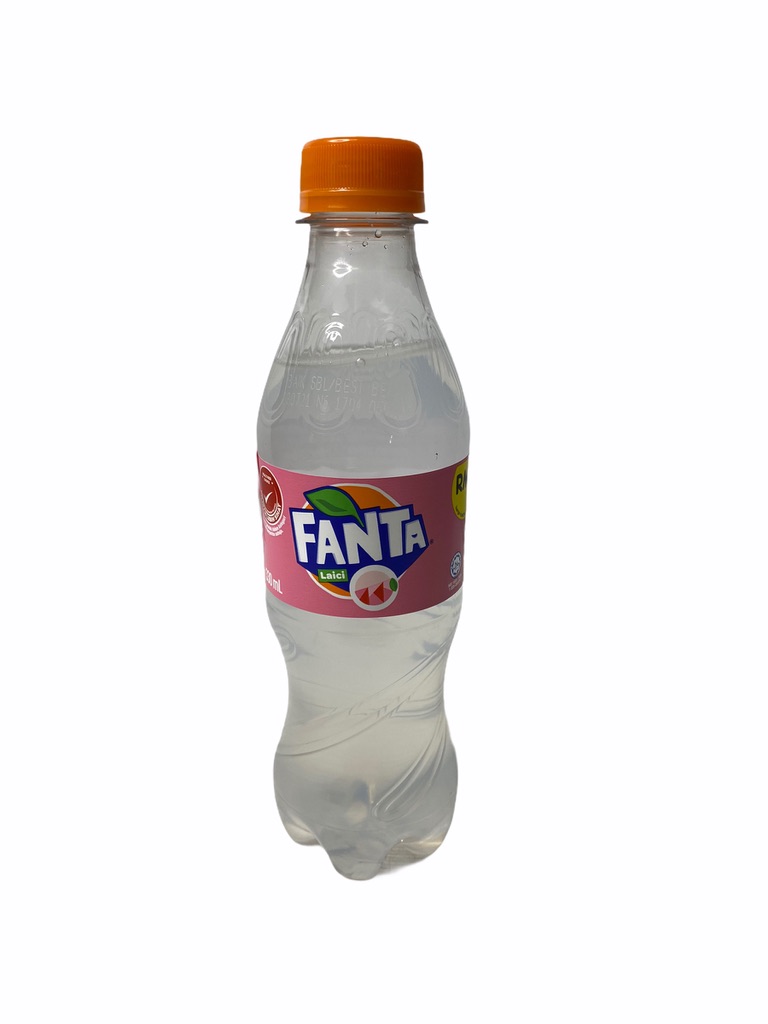 FANTA LYCHEE แฟนตา รส ลนจ เครองดมนำเขาจากมาเลเซย 330ml ฉลาก