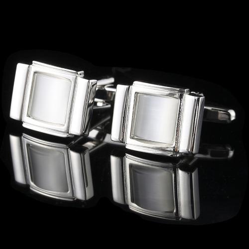 Everland CUFF LINKS พลอยขาว สี่เหลี่ยมเงินล้อม - รุ่น I901(not defined) Everland CUFF LINKS พลอยขาว สี่เหลี่ยมเงินล้อม - รุ่น I901(not defined)