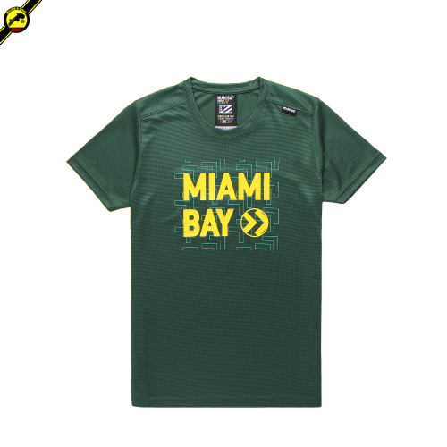 Miamibay T-shirt เสื้อยืด รุ่น High and Seek แฟชั่น คอกลม ลายสกรีน ผ้าPOLYESTER ฟอกนุ่ม ไซส์ S M L XL