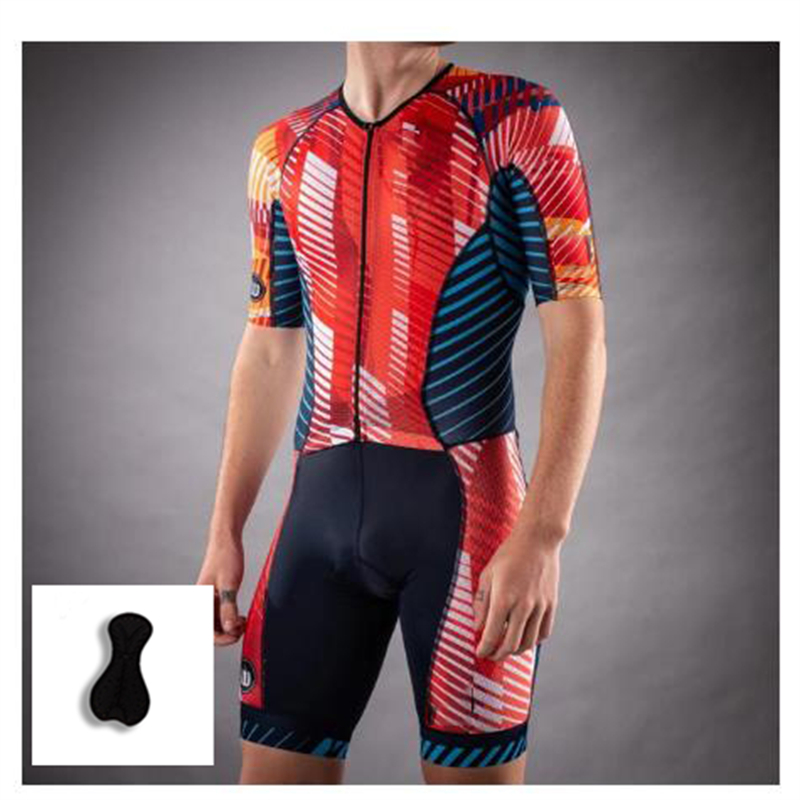 Men Short Sleeve Cycling Jersey Triathlon Suit Mens Short Sleeve