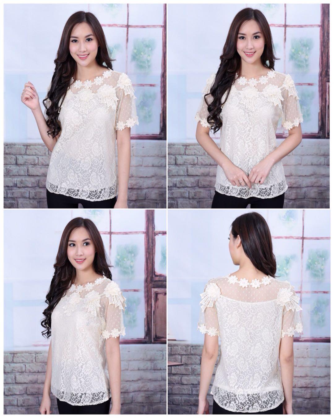 เสื้อลูกไม้แขนสั้น เสื้อแขนสั้น ลูกไม้แขนสั้น เสื้อลูกไม้ เสื้อผ้าผู้หญิง เสื้อผ้าแฟชั่น เสื้อแฟชั่น เสื้อออกงาน รุ่น 381 เสื้อลูกไม้แขนสั้น เสื้อแขนสั้น ลูกไม้แขนสั้น เสื้อลูกไม้ เสื้อผ้าผู้หญิง เสื้อผ้าแฟชั่น เสื้อแฟชั่น เสื้อออกงาน รุ่น 381