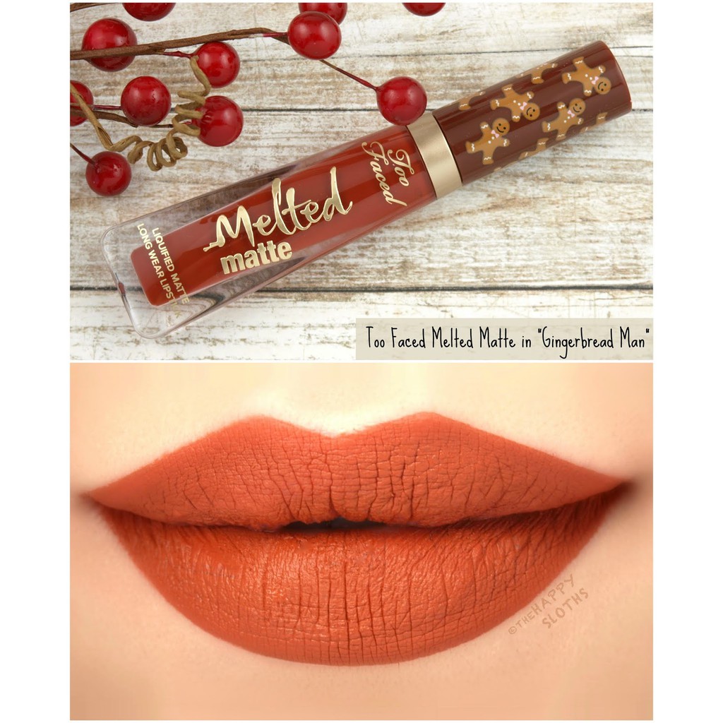 Lipstick Too Faced Gingerbread Melted Matte