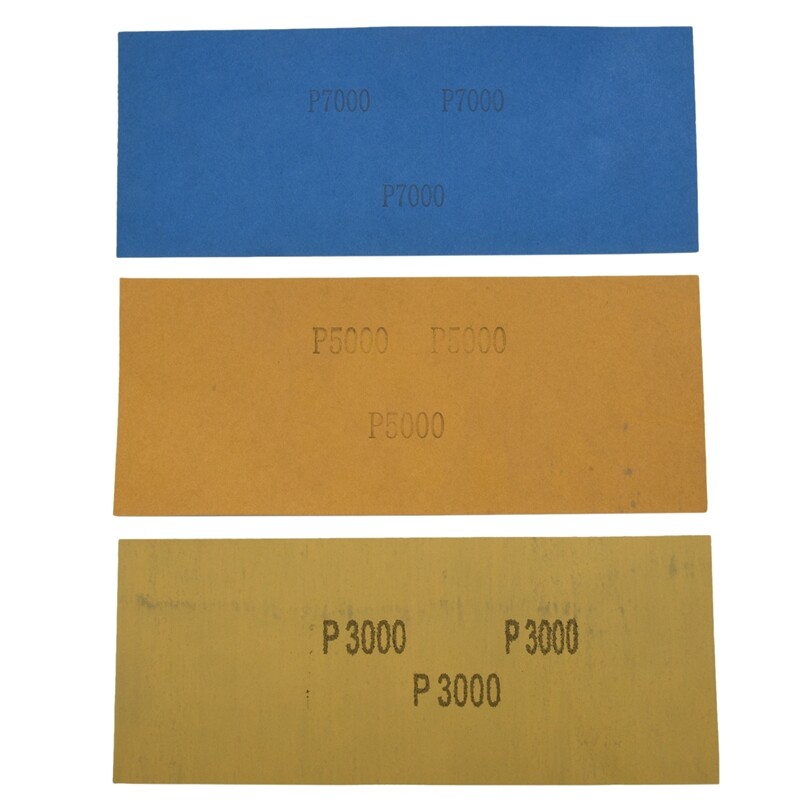 9 Pcs 3000 5000 7000 High Grit Wet And Dry Sandpaper Assortment Drywall