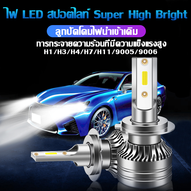 SimpleLife ไฟหนา led มอเตอรไซค ไฟหนารถยนต led หลอดไฟ led รถยนต ไฟ