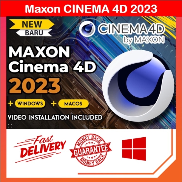 Maxon CINEMA 4D R25 2023 Lifetime For Win Mac M1 M2 Intel