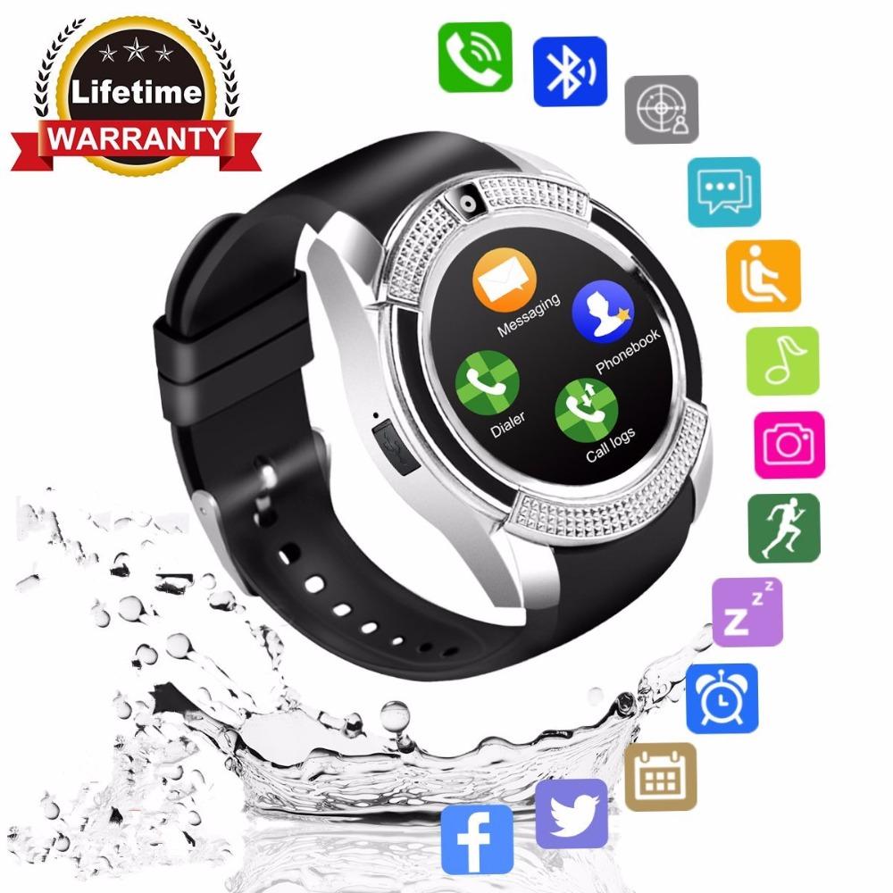 บลูทูธสมาร์ทนาฬิกา V8 ซิมการ์ด TF HD หน้าจอแบบวงกลมสมาร์ทนาฬิกาข้อมือนาฬิกาสำหรับ Android IOS - ภาษาไทย มี LOGO NANOTECH แน่นอน บลูทูธสมาร์ทนาฬิกา V8 ซิมการ์ด TF HD หน้าจอแบบวงกลมสมาร์ทนาฬิกาข้อมือนาฬิกาสำหรับ Android IOS - ภาษาไทย มี LOGO NANOTECH แน่นอน