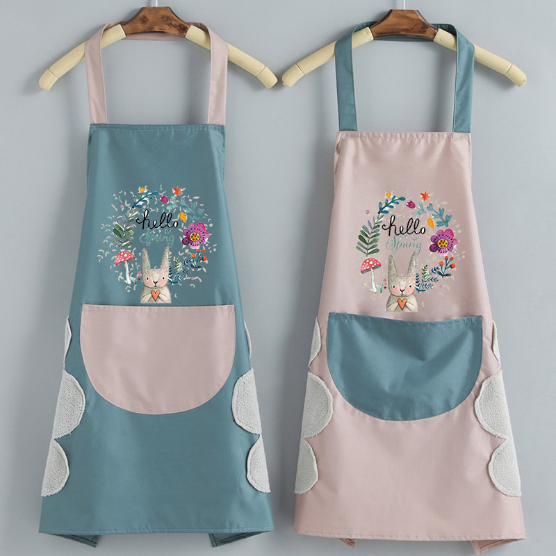 To Dream New style female kitchen waterproof apron and oil-proof apron