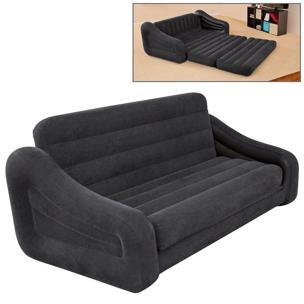Intex โซฟาเป่าลม ที่นอนเป่าลม สีดำ พูล-เอ๊าท์ รุ่น 68566 (สต็อกใหม่ จัดส่งไว)+ สูบ intex 66620 Intex โซฟาเป่าลม ที่นอนเป่าลม สีดำ พูล-เอ๊าท์ รุ่น 68566 (สต็อกใหม่ จัดส่งไว)+ สูบ intex 66620