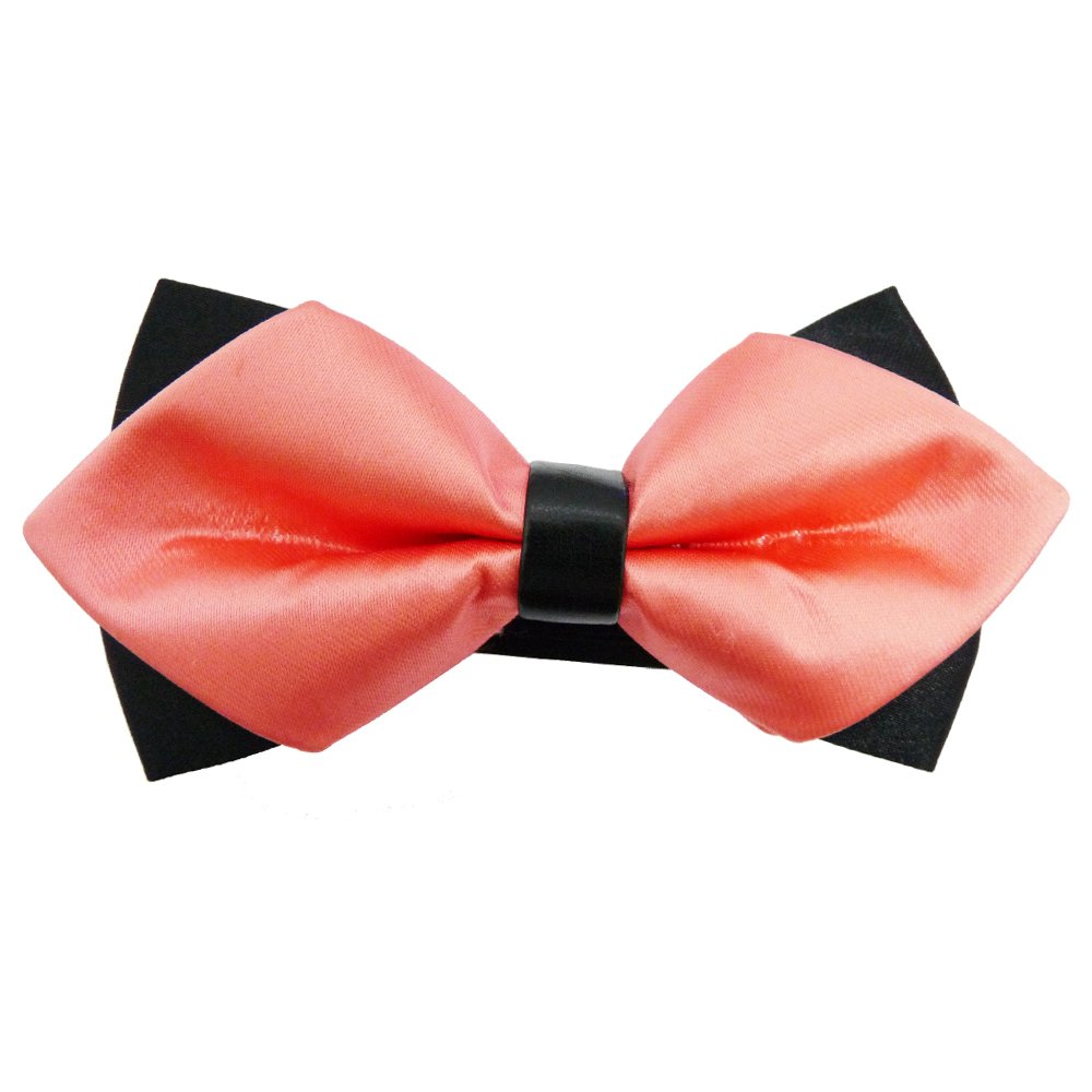 GadgetZ หูกระต่ายซ้อนดำ เส้นกลางดำ สีพื้น หูกระต่าย โบว์ไท Bow tie รุ่น B408 GadgetZ หูกระต่ายซ้อนดำ เส้นกลางดำ สีพื้น หูกระต่าย โบว์ไท Bow tie รุ่น B408