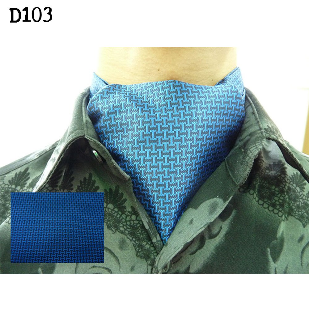 GadgetZ ผ้าพันคอใช้กับเสื้อ SHIRT Suit Scarf Scarves (D103 NAVYBLUE)