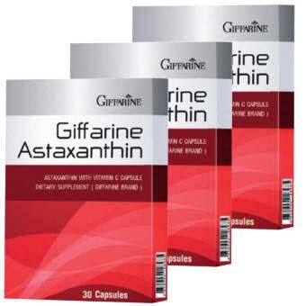 Giffarine Astaxanthin with Vitamin C Capsule Dietary Supplement 30 แคปซูล( 3 กล่อง ) Giffarine Astaxanthin with Vitamin C Capsule Dietary Supplement 30 แคปซูล( 3 กล่อง )