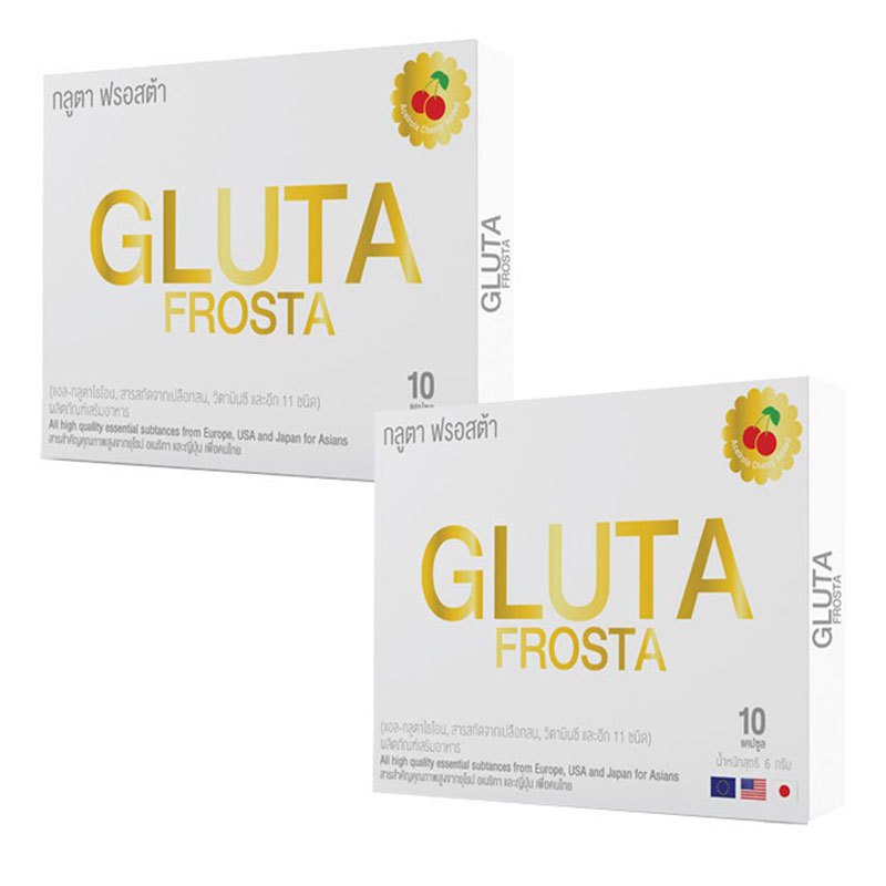 Gluta Frosta mini อาหารเสริมผิวขาว 2 กล่อง (10แคปซูล/กล่อง) Gluta Frosta mini อาหารเสริมผิวขาว 2 กล่อง (10แคปซูล/กล่อง)