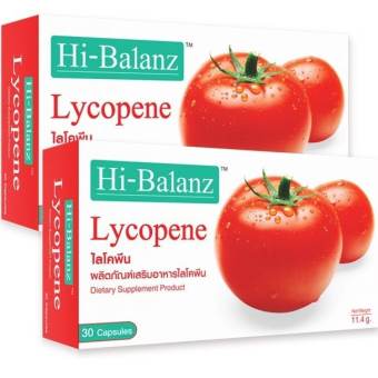 Hi-Balanz ไฮบาลาานซ์ มะเขือเทศสกัด ไลโคปีน licopene tomato extract 30เม็ด 2กล่อง Hi-Balanz ไฮบาลาานซ์ มะเขือเทศสกัด ไลโคปีน licopene tomato extract 30เม็ด 2กล่อง