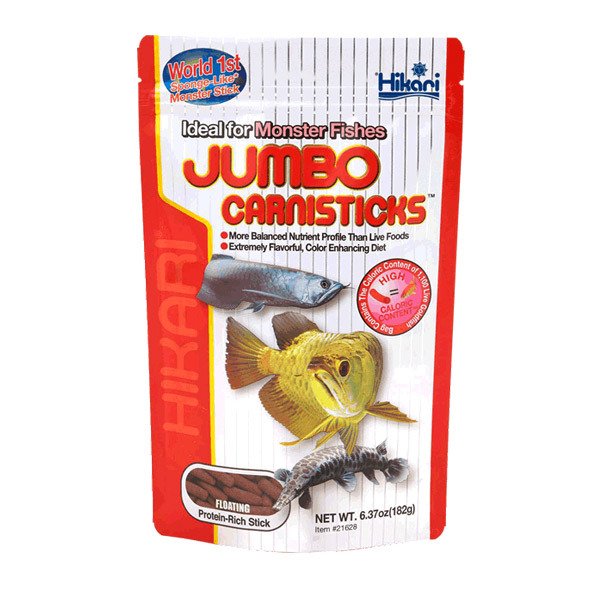 Hikari อาหารปลามังกร Tropical Jumbo Carnisticks 182 g. Hikari อาหารปลามังกร Tropical Jumbo Carnisticks 182 g.