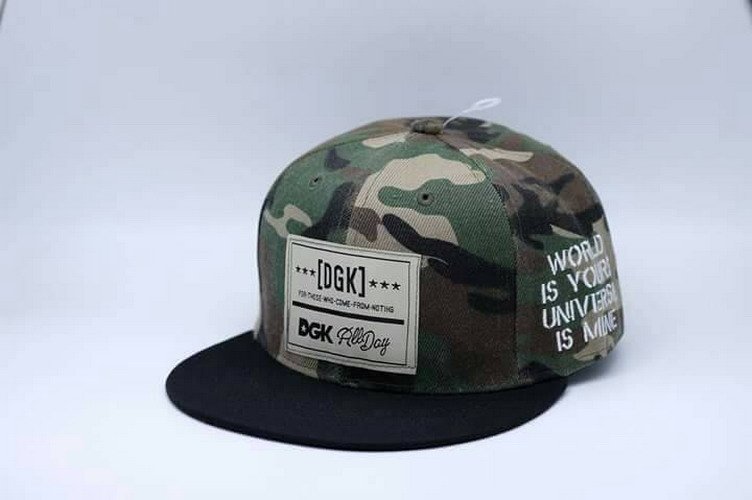 หมวกแก๊ป DGK ลายพราง หมวกแก๊ป DGK ลายพราง