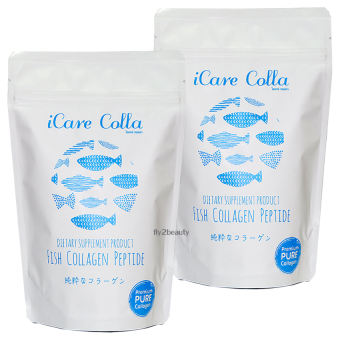 iCare Colla Fish Collagen Peptide ไอแคร์ คอลล่า คอลลาเจนที่ดีที่สุด จากญี่ปุ่น เพื่อผิวขาว เนียนใส ไร้ริ้วรอย ขนาด 100 กรัม (2 ซอง) iCare Colla Fish Collagen Peptide ไอแคร์ คอลล่า คอลลาเจนที่ดีที่สุด จากญี่ปุ่น เพื่อผิวขาว เนียนใส ไร้ริ้วรอย ขนาด 100 กรัม (2 ซอง)