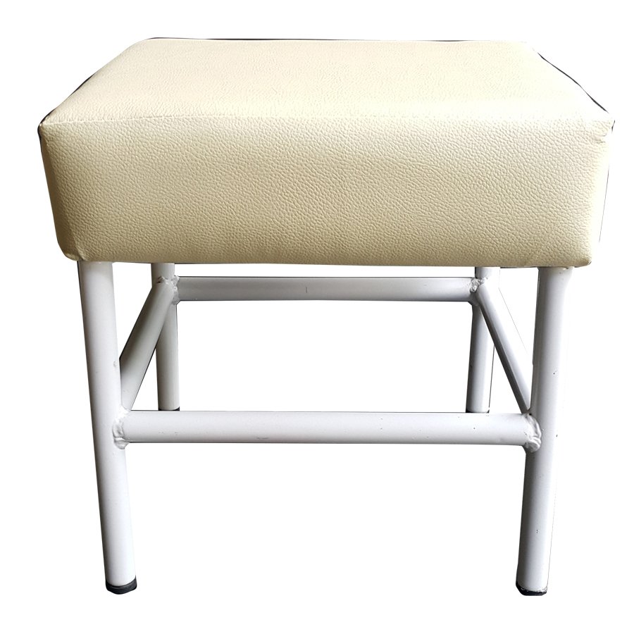 Inter Steel เก้าอี้นั่ง เบาะสตูลเตี้ย รุ่น Stool-S (สีขาว/ดำ) Inter Steel เก้าอี้นั่ง เบาะสตูลเตี้ย รุ่น Stool-S (สีขาว/ดำ)