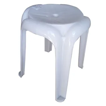 Inter Steel เก้าอี้พลาสติก รุ่น Stool plastic chair01(A) - สีขาว